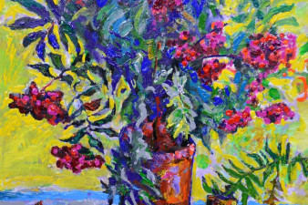 Рябина. 2012. Холст, масло. 90х70